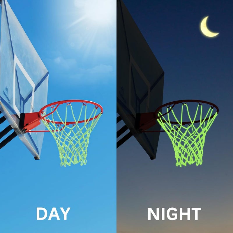 Mr Warm Basketball Net Outdoor, 2025 Upgrade All Weather Anti Whip Basketball Net Replacement -12 Loops - Image 2